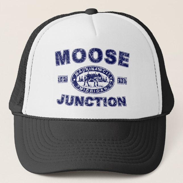 Gorra De Camionero Alce-Junción-Destrozado-[ (Anverso)