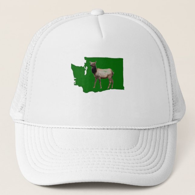 Gorra De Camionero Alces de Washington (Anverso)