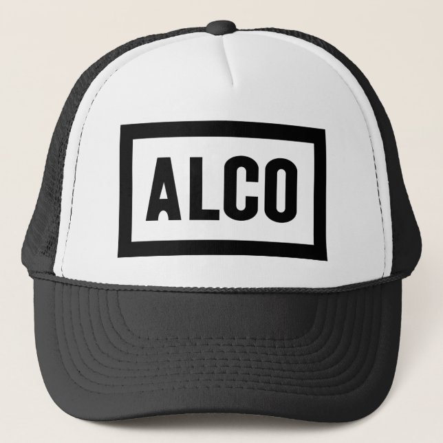 Gorra De Camionero ALCO - Accionado por Alco Locomotive Company (Anverso)
