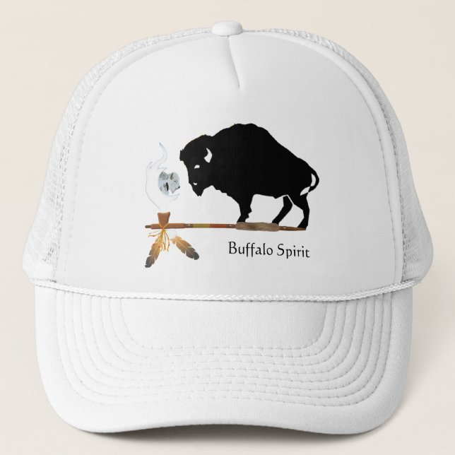Gorra De Camionero Alcohol del búfalo (Anverso)