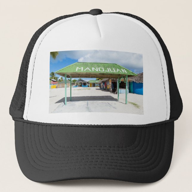 Gorra De Camionero Aldea Mano Juan en la República Dominicana (Anverso)