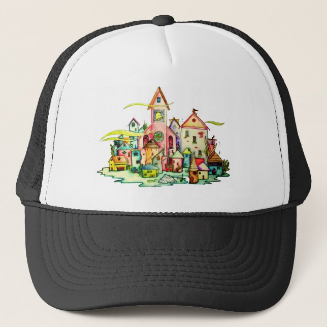Gorra De Camionero Aldea submarina (Anverso)
