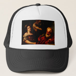 Gorra De Camionero Alegoría de las matemáticas de Bernardo Strozzi