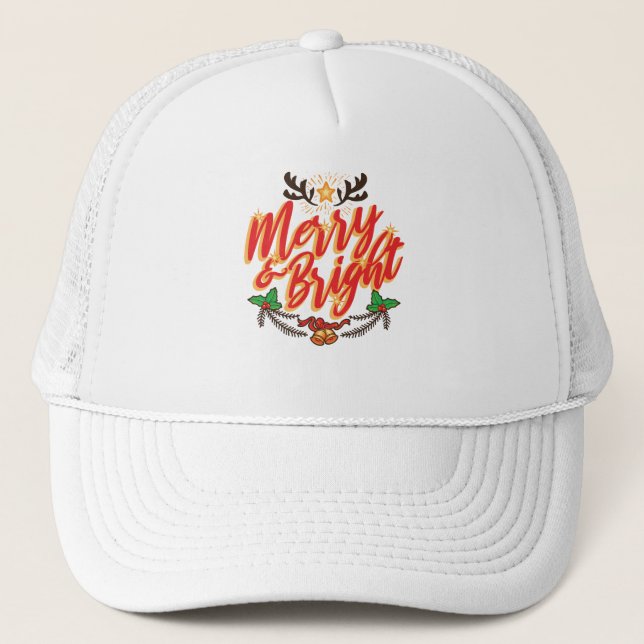 Gorra De Camionero Alegre Brillante (Anverso)