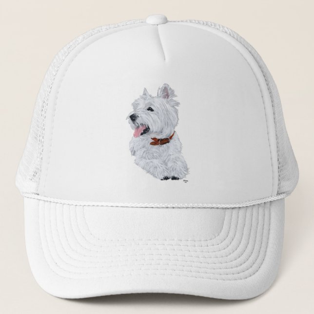 Gorra De Camionero Alegre territorio blanco de la región montañosa oc (Anverso)