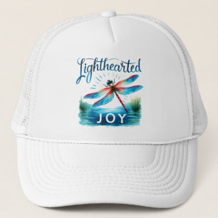Gorra De Camionero Alegría iluminada - Dragonfly artístico