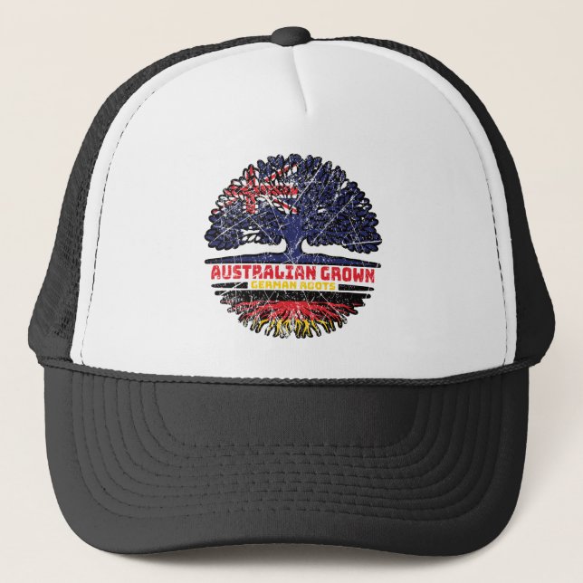Gorra De Camionero Alemania Alemania Australia Australia Australia Ra (Anverso)