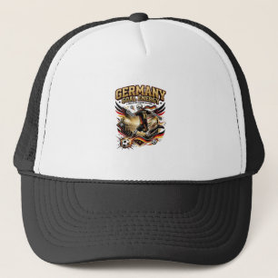 Gorra De Camionero Alemania Meta Energía Esqueleto Delantero Naciones