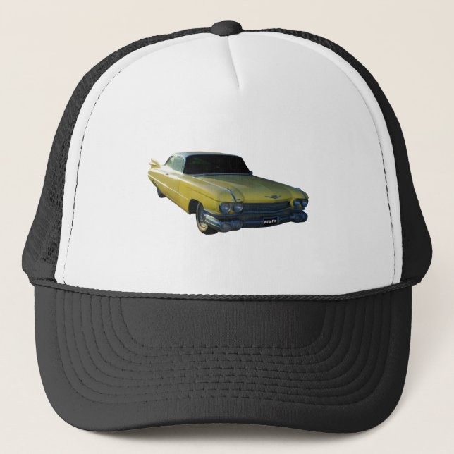 Gorra De Camionero Aleta amarilla grande 59 Cadillac (Anverso)