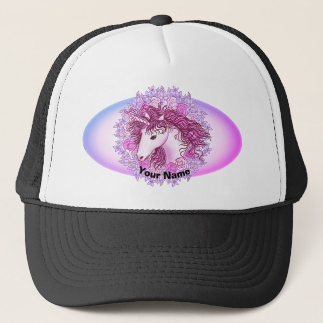 Gorra De Camionero Alfa de unicornio (Anverso)