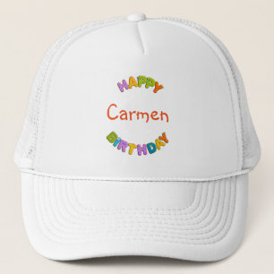 Gorra De Camionero alfabeto animal - cumpleaños