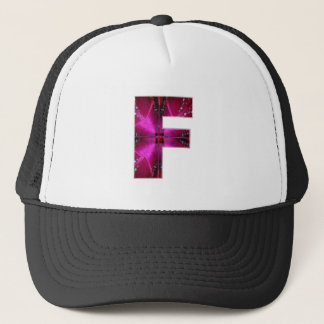 Gorra De Camionero Alfabeto F FF FFF: Tema de la chispa