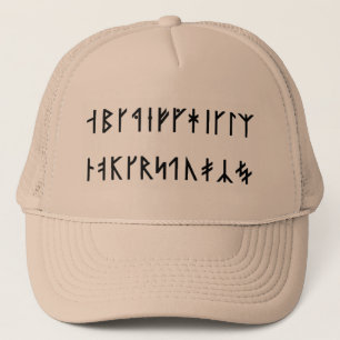 Gorra De Camionero Alfabeto viking