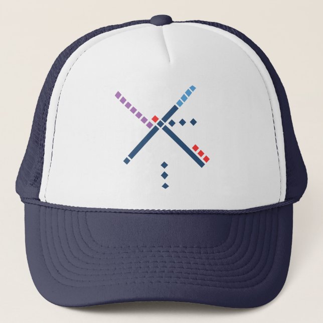 Gorra De Camionero Alfombra del aeropuerto PDX | PORTLAND (Anverso)