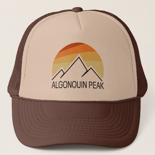 Gorra De Camionero Algonquin Peak Retro (Anverso)