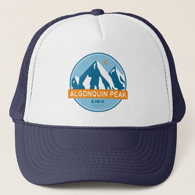 Gorra De Camionero Algonquin Peak Stars Moon (Anverso)