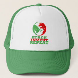 Gorra De Camionero Algoritmo de hash Stack Invest Repeat™ Bulls & Bea