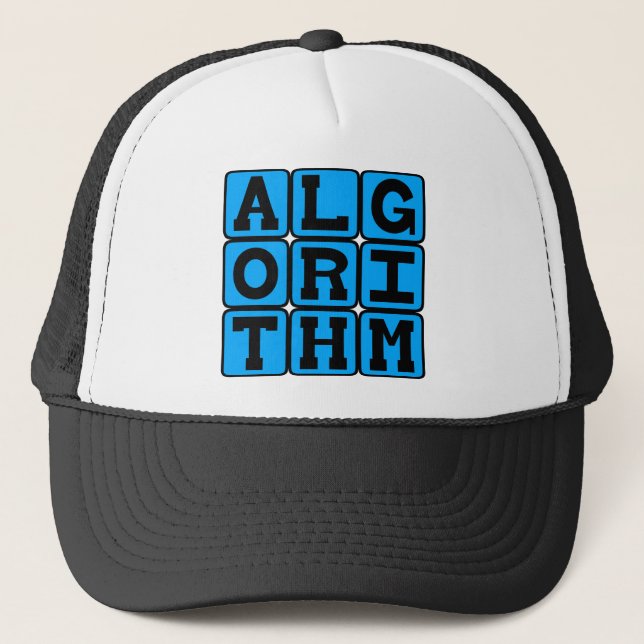 Gorra De Camionero Algoritmo, fórmula matemática (Anverso)