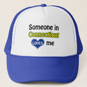 Gorra De Camionero Alguien en Connecticut me ama