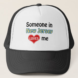 Gorra De Camionero Alguien en Nueva Jersey me ama