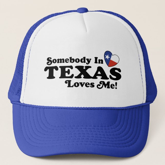 Gorra De Camionero Alguien en Tejas me ama (Anverso)