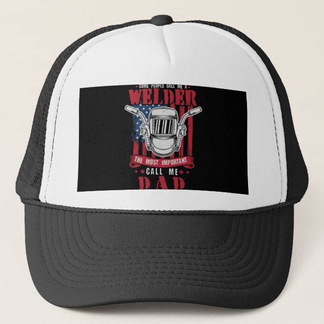 Gorra De Camionero Algunas personas me llaman soldador (Anverso)