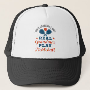 Gorra De Camionero Algunos Abuelos Knith Real Grandmas Juegan Pickleb
