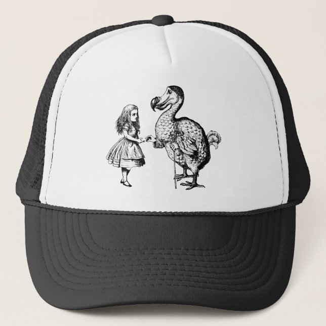 Gorra De Camionero Alicia y el Dodo (Anverso)