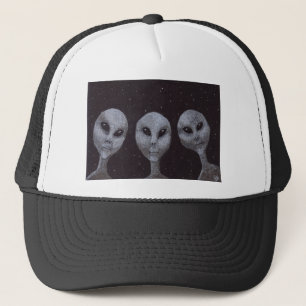 Gorra De Camionero Alien Grays
