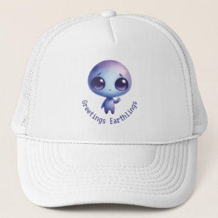 Gorra De Camionero Alien - Greetings Earthlings