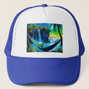 Gorra De Camionero Alien Hammock en Beach Vacations