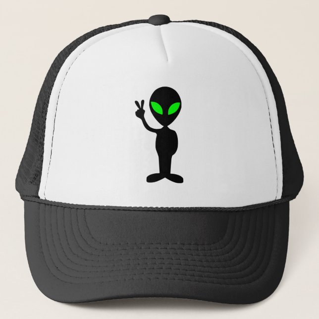 Gorra De Camionero Alien pacífico (Anverso)