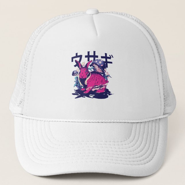 Gorra De Camionero Alien Rabbit (Anverso)