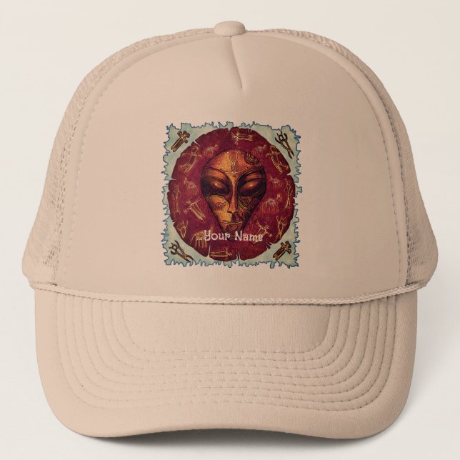 Gorra De Camionero Alien rúdico (Anverso)