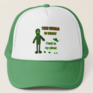Gorra De Camionero Alienígena divertido