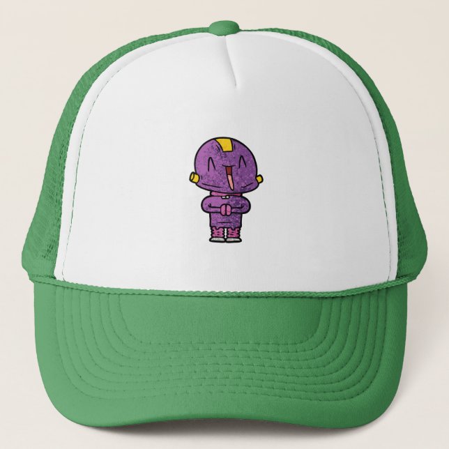Gorra De Camionero alienígena púrpura (Anverso)