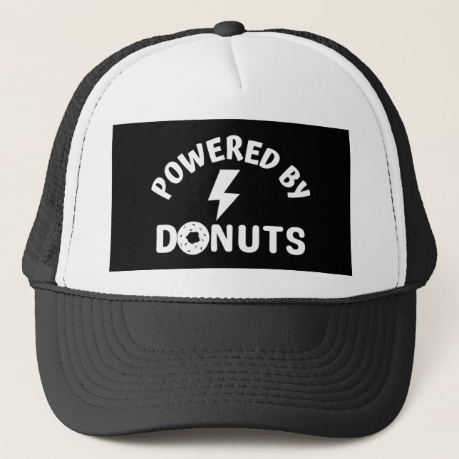 Gorra De Camionero alimentado por donuts (Anverso)
