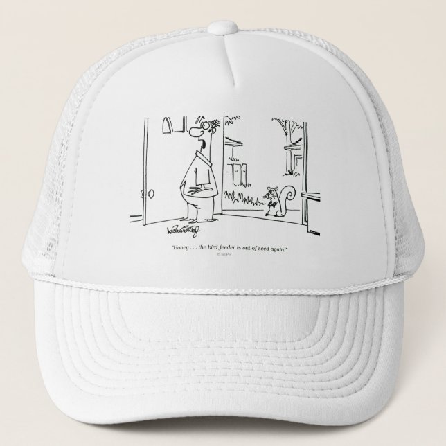 Gorra De Camionero Alimentador vacío del pájaro (Anverso)