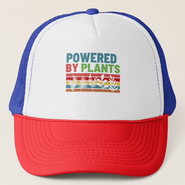 GORRA DE CAMIONERO ALIMENTADOS POR PLANTAS (Anverso)