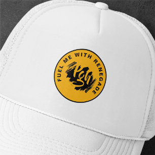 Gorra De Camionero Aliméntame con acero renegado de la ciudad retro