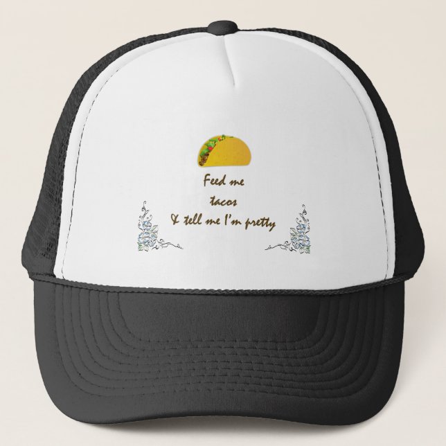 Gorra De Camionero Alimentarme tacos (Anverso)