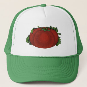 Gorra De Camionero Alimentos Antiguos, Tomate Maduro, Verduras y Frut