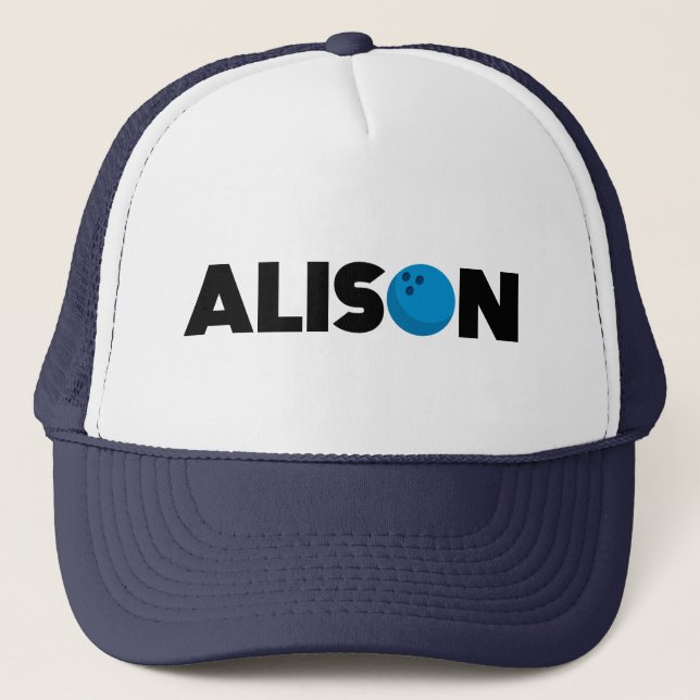 Gorra De Camionero Alison bowling (Anverso)