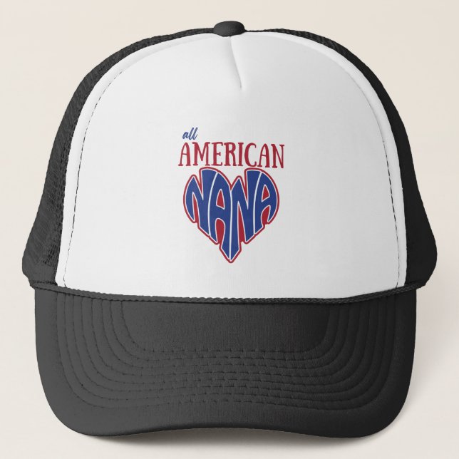 Gorra De Camionero All American Nana (Anverso)
