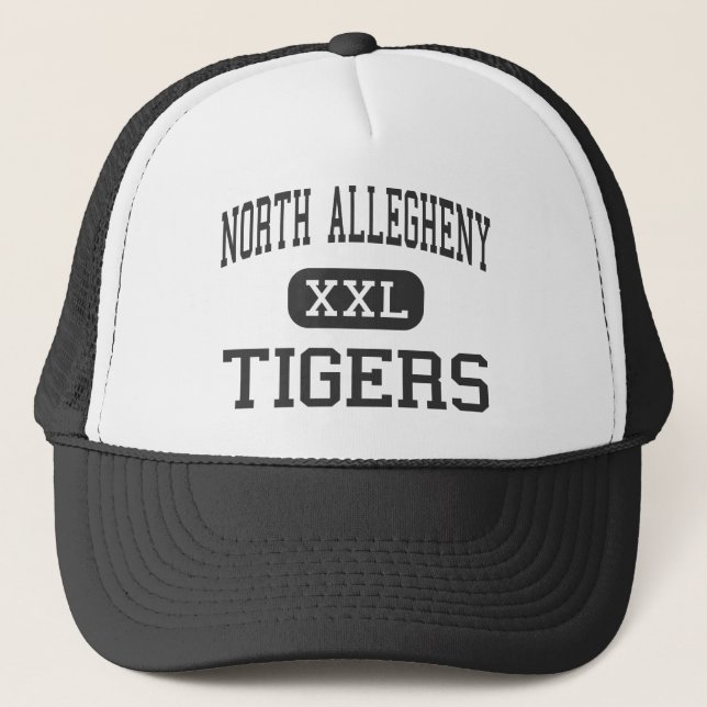 Gorra De Camionero Allegheny del norte - tigres - Pittsburgh (Anverso)