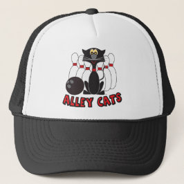 Gorra De Camionero Alley Cats Bowling Pin| Humor