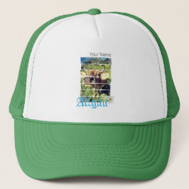Gorra De Camionero Allgäu Alps Vintage Bavaria Alemania Souvenir