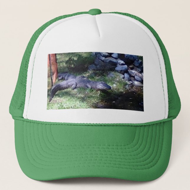 Gorra De Camionero ¡¡Alligador!! Diseño de zoológicos animales (Anverso)
