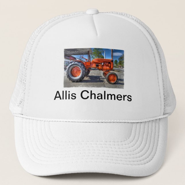 Gorra De Camionero Allis Chalmers, tractores (Anverso)