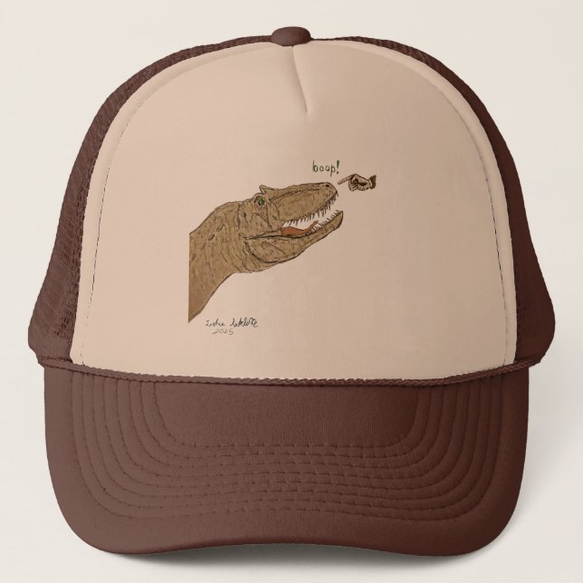 Gorra De Camionero Allosaurus Boop! Dinosaur Trucker Hat (Anverso)